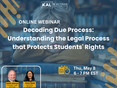 Decoding due process May 8 webinar SPED page
